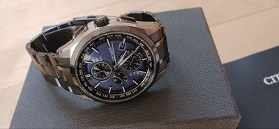 CITIZEN ATTESA AT8044-72L LIMITED EDITION ECO DRIVE RADIO SOLAR WATCH JAPAN