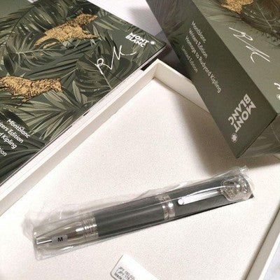MONTBLANC WRITERS EDITION 2019 RUDYARD KIPLING FOUNTAIN PEN MEDIUM NIB W/BOX