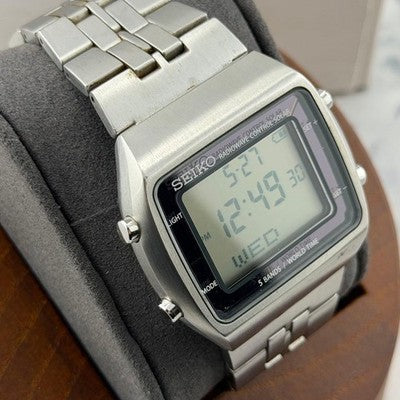 SEIKO S760-0AA0 SBPG001 SOLAR WRISTWATCH 38MM WORKING RARE JAPAN
