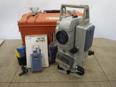 SOKKIA SET6ES TOTAL STATION SURVEYING INSTRUMENT - CHARGER NOT INCLUDED AS IS