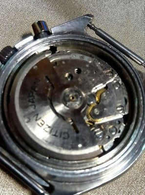 CITIZEN 67-9313 8110 AUTOMATIC CHRONOGRAPH SPEEDY ROTATING TACHYMETER BEZEL