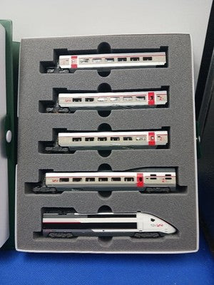 KATO 10-1325 TGV LYRIA 10 CAR SET N SCALE MODEL TRAIN MOTOR LIGHT TESTED