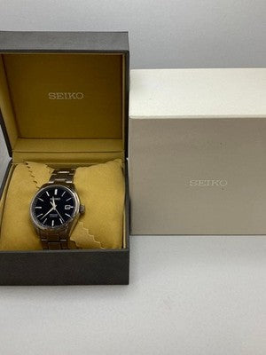 SEIKO PRESAGE SARX057 6R15-04A0 AUTOMATIC TITANIUM MENS WATCH BLACK DIAL JP