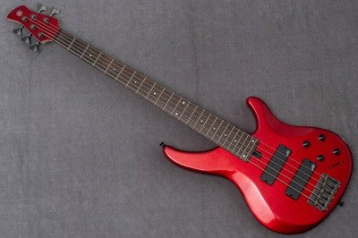 YAMAHA TRBX305 5-STRING ELECTRIC BASS PLEK SETUP W/ SOFT CASE FROM JAPAN.