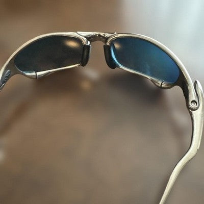 OAKLEY X-METAL SERIES JULIET SUNGLASSES RED LENS Y2K SILVER JP VINTAGE