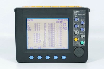 HIOKI 3351 POWER LINE MONITOR W/ 3X 9661 & 1X 9675 CLAMP SENSORS USED