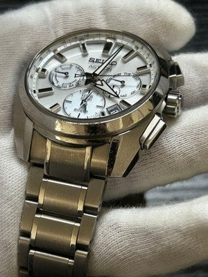 SEIKO ASTRON SBXC063 5X53-0AV0 GPS SOLAR TITANIUM SILVER DIAL MEN'S WATCH JDM