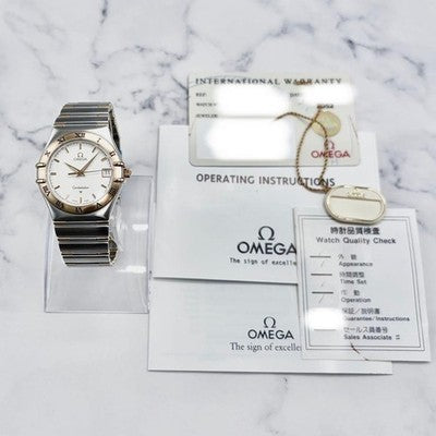 OMEGA CONSTELLATION 1312.30.00 MEN'S WRISTWATCH STEEL GOLD SWISS QUARTZ