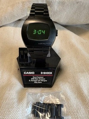 HAMILTON PSR MTX MATRIX RESURRECTIONS LIMITED EDITION 1999 DIGITAL WATCH USED