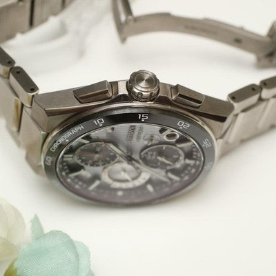 SEIKO ASTRON NEXTER SBXC153 GPS SOLAR TITANIUM CERAMIC CHRONOGRAPH WATCH