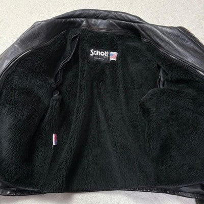 SCHOTT 680 RIDERS LEATHER JACKET 2WAY LINER USA MADE SIZE 40