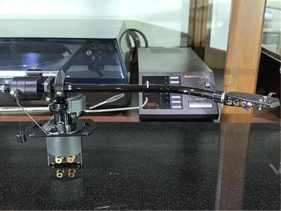 SME 3009-R BLACK TONEARM (RARE) INCLUDES SME SHELL, SUBWEIGHT, CABLE, ETC