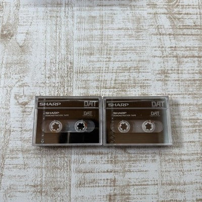 SHARP DEMONSTRATION TAPE DAT TAPE CASSETTE TAPE RARE NEAR MINT