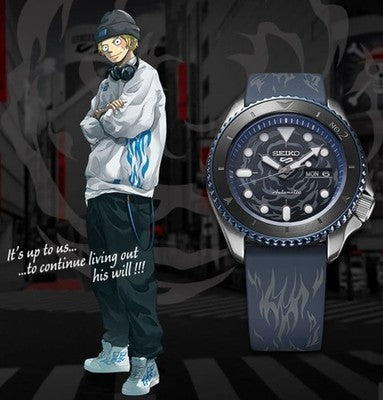 SEIKO 5 SPORTS SBSA157 WATCH ONE PIECE SABO COLLABORATION LIMITED EDITION MODEL