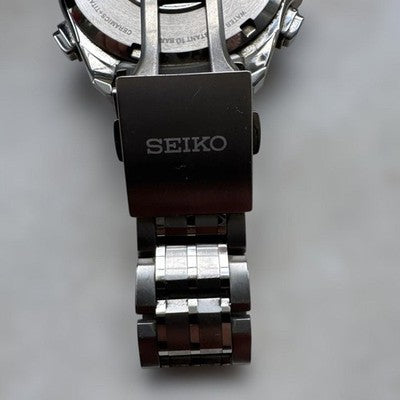 SEIKO SBXB005 ASTRON GPS SOLAR RADIO WATCH BLUE DIAL TITANIUM ANALOG MODEL