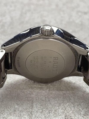 RADO TRUE R27243852 AUTOMATIC WATCH WHITE DIAL DIAMOND BEZEL CERAMIC DATE