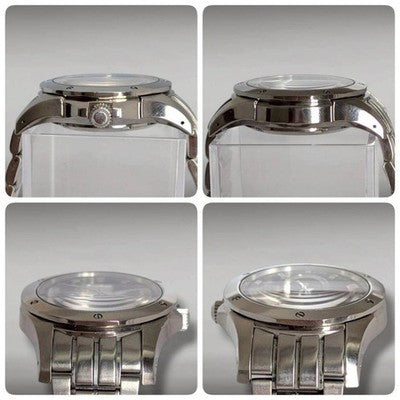 SEIKO BRIGHTZ 7D48 KINETIC PERPETUAL MEN'S WATCH TITANIUM BLACK DIAL - BIG DATE