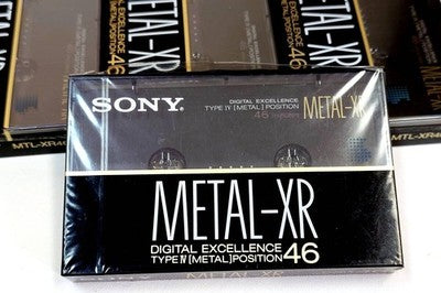 SONY METAL-XR CASSETTE TAPE 21 PACK 46 MINUTE X17 50 MINUTE X4 NEW JP