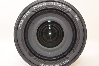 SIGMA 18-200MM F3.5-6.3 DC OS FOR CANON COMPACT ZOOM LENS FOR PARTS NOT WORKING