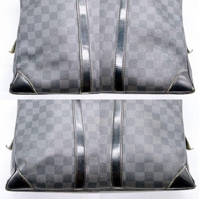 LOUIS VUITTON BRIEFCASE PORTE DOCUMENT VOYAGE N41125 DAMIER GRAPHITE BLACK GRAY