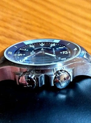 HAMILTON KHAKI WORLD TIME H776551 AUTOMATIC 200M NAVY DIAL MENS WATCH