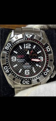 ORIENT X SUBARU STI M-FORCE 200M AUTO DIVER WATCH LIMITED EDITION 1000
