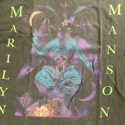 MARILYN MANSON XL LONG SLEEVE SHIRT 1996 WHEN I’M GOD EVERYONE DIES VTG VINTAG