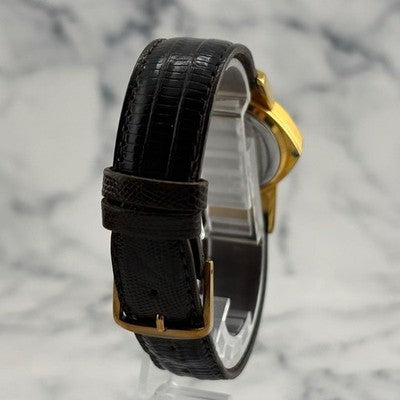 HAMILTON VENTURA 6252 QUARTZ BLACK DIAL MEN'S WATCH W/ BOX - APPROX. 19.5CM