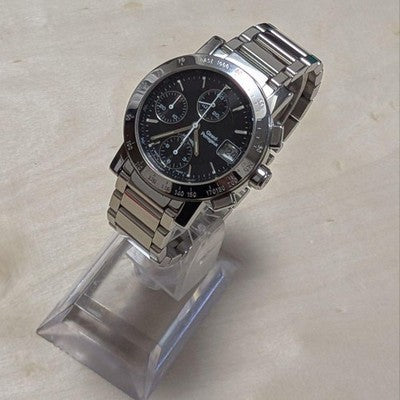 GIRARD PERREGAUX GP7500 CHRONOGRAPH AUTOMATIC 36MM BLACK DIAL MEN'S WATCH