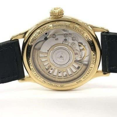 LOUIS ERARD ORIENT EXPRESS VENICE SIMPLON 70TH ANNIV AUTO MENS WATCH RARE