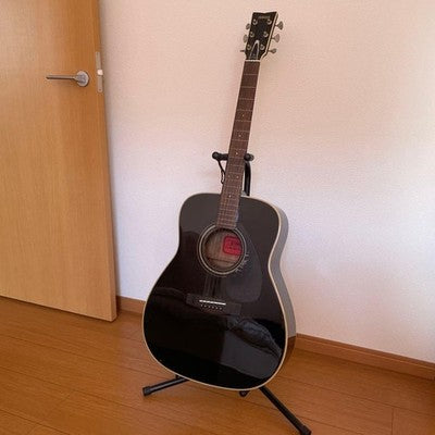 YAMAHA RED LABEL REISSUE FG-522SJ BL ACOUSTIC GUITAR BLACK FROM JAPAN