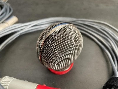 SENNHEISER MDS 1 VINTAGE DYNAMIC MICROPHONE WITH ORIGINAL BOX AND HOLDER