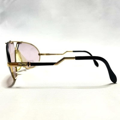 CAZAL SUNGLASSES 906 GOLD AUTH VINTAGE 90'S UNUSED W/REPLACEMENT LENS, CASE, BOX