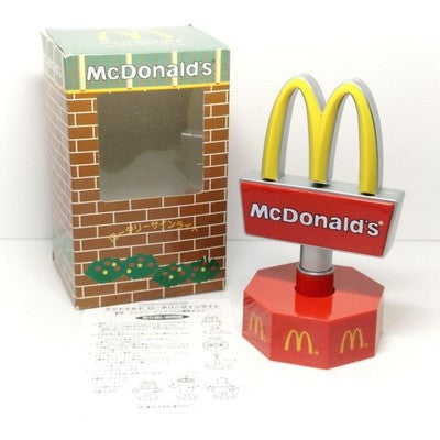 MCDONALD'S ROTARY SIGN LIGHT VINTAGE 1998 RARE LIGHT UP W/BOX AS IS