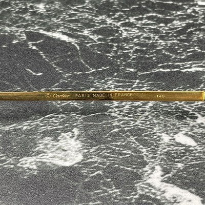 CARTIER C-MOTIF RIMLESS EYEGLASSES GOLD VINTAGE RARE MADE IN FRANCE AUTHENTIC