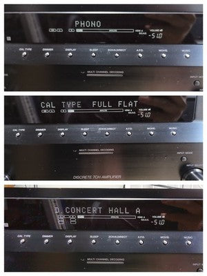 SONY TA-DA5400ES MULTI CHANNEL AV AMPLIFIER SOUNDS OK FOR PARTS REPAIR