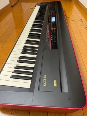 KORG KROSS-88 88-KEY MUSIC WORKSTATION SYNTHESIZER TESTED W/AC ADAPTER JAPAN