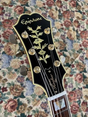 EPIPHONE USA JOHN LEE HOOKER 1964 SHERATON GUITAR MIJ ASSEMBLED USA W/ HARD CASE