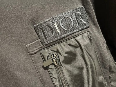 DIOR SACAI HYBRID DOCKING T-SHIRT BLACK M COTTON EXCELLENT+++++