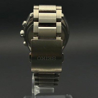 SEIKO ASTRON SBXY015 SOLAR RADIO CONTROL TITANIUM BLACK DIAL WATCH BOX