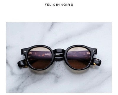 JACQUES MARIE MAGE FELIX 2 NOIR 9 BLACK SILVER LIMITED LUXURY EYEGLASSES NEW