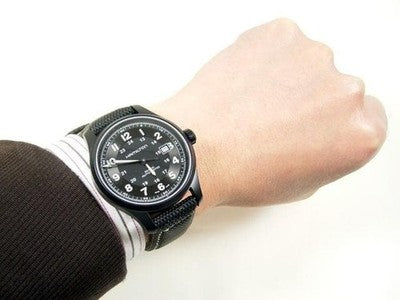 HAMILTON KHAKI FIELD TITANIUM AUTO H70575733 AUTOMATIC 42MM MEN'S WATCH MINT