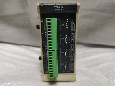 KEYENCE NR-ST04 STRAIN MEASUREMENT UNIT DATA ACQUISITION TESTED FROM JAPAN
