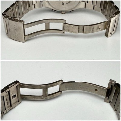 CITIZEN SATELLITE WAVE F100 T021085 ECO DRIVE TITANIUM RADIO CONTROLLED WATCH