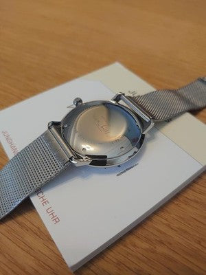 JUNGHANS 027/4002.44 MAX BILL AUTOMATIC MEN'S WRISTWATCH ROUND FACE GERMAN MADE