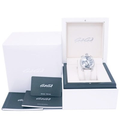 GAGA MILANO 5020.FL.02 MANUALE 40MM FLOATING SHELL DIAL QUARTZ MEN'S WATCH