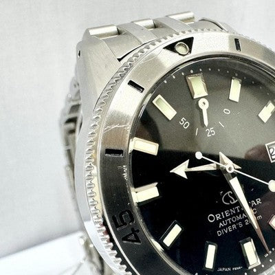 ORIENT STAR RK-AU0501B DIVER 1964 AUTO BOX & PAPERS TESTED WORKING USED