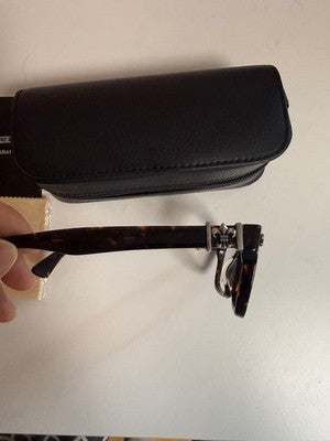 CHROME HEARTS EYEGLASSES GITTIN ANY? BLACK FRAME MEN'S EYEGLASSES 56-13 W/CASE