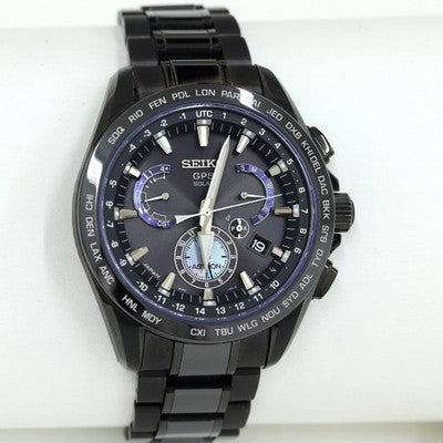Seiko Astron SBXB103 8X53-0AT0-2 GPS Solar Quartz Black Dial Limited 2000 /w Box
