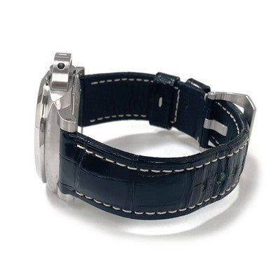 PANERAI LUMINOR 1950 3 DAYS GMT BLACK DIAL PAM01321 STAINLESS STEEL 44MM